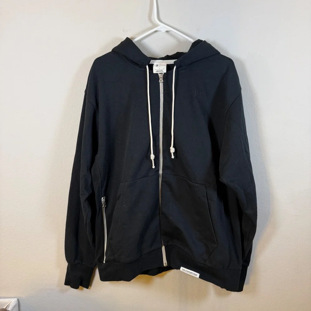 Nike NBA Brooklyn Nets Dri Fit Standard‎ Issue Full Zip Hoodie Mens Size L